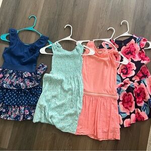 4 dresses $10.00 kids dresses.